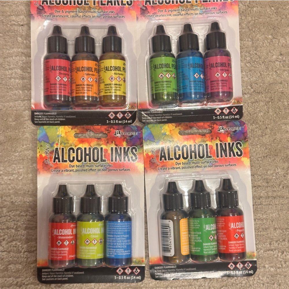 Tim Holtz Ranger Alcohol Ink Set -  Brand New - Picture 2 of 7